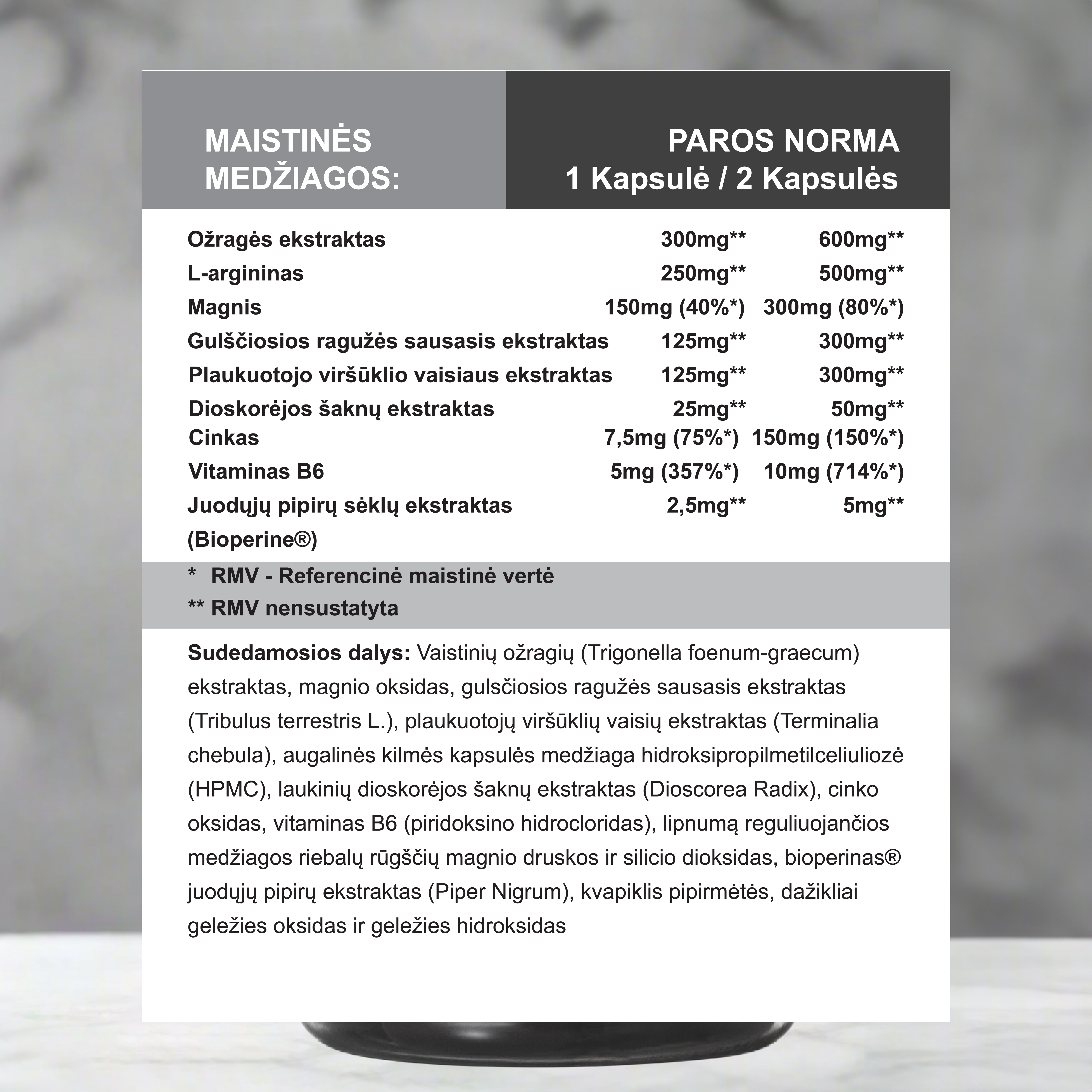 TestoLibido+, 120 капсул