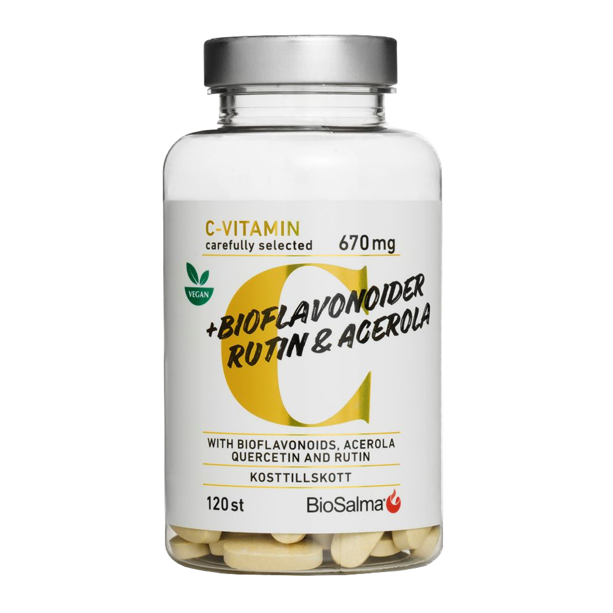 Витамин С 670 мг с биофлавоноидом, 120 таблеток