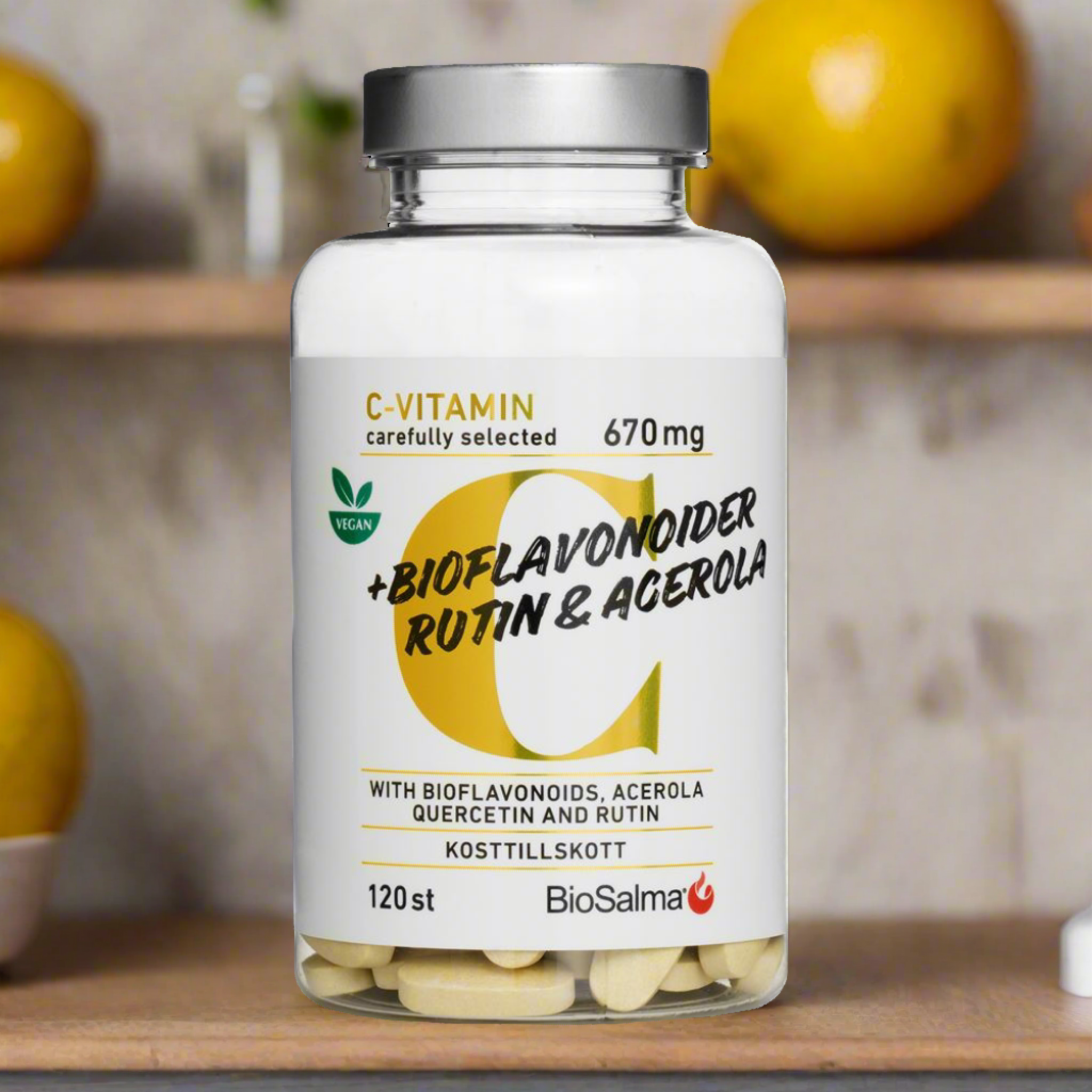 Витамин С 670 мг с биофлавоноидом, 120 таблеток