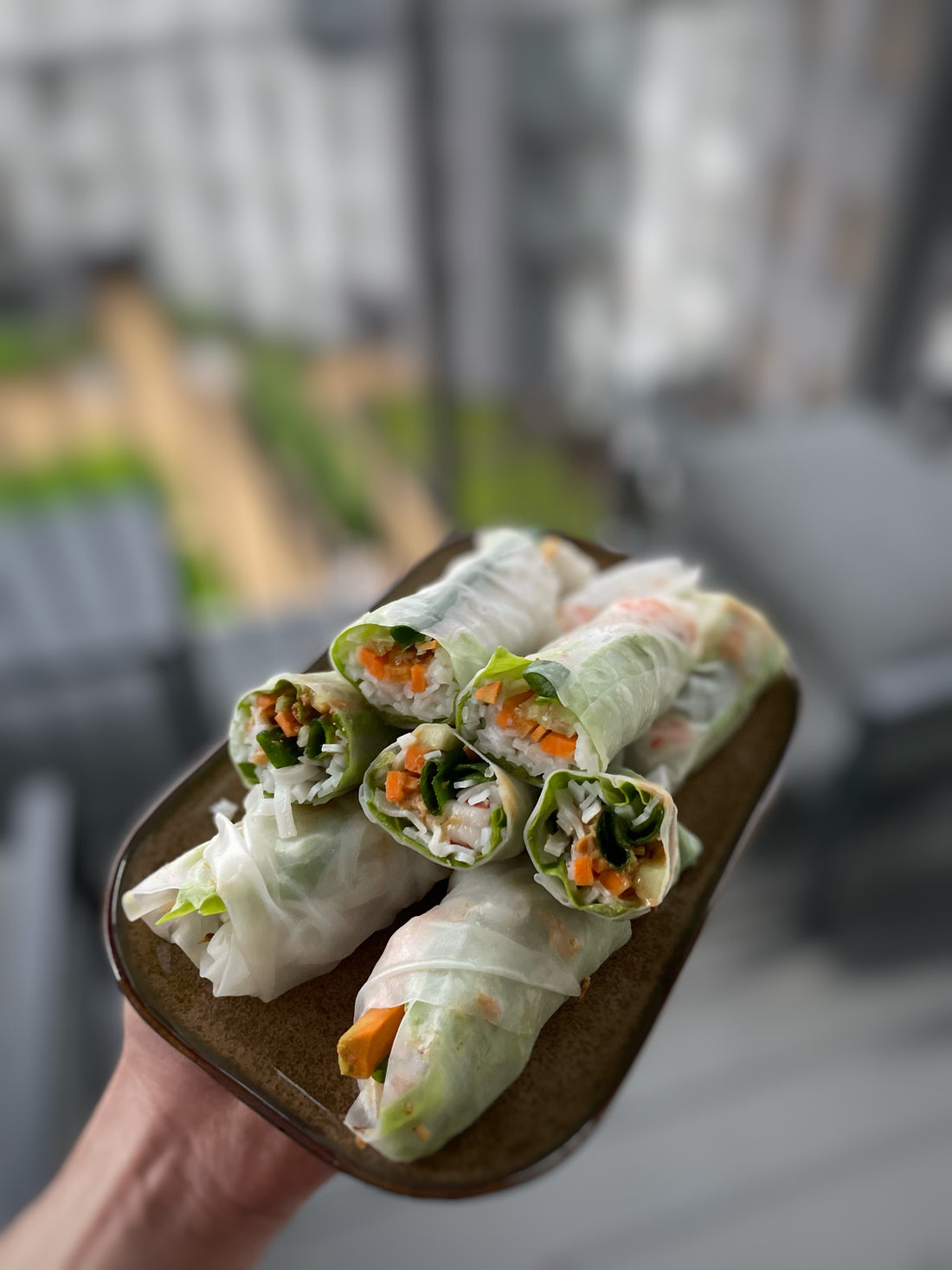 Krevečių summer-rolls receptas