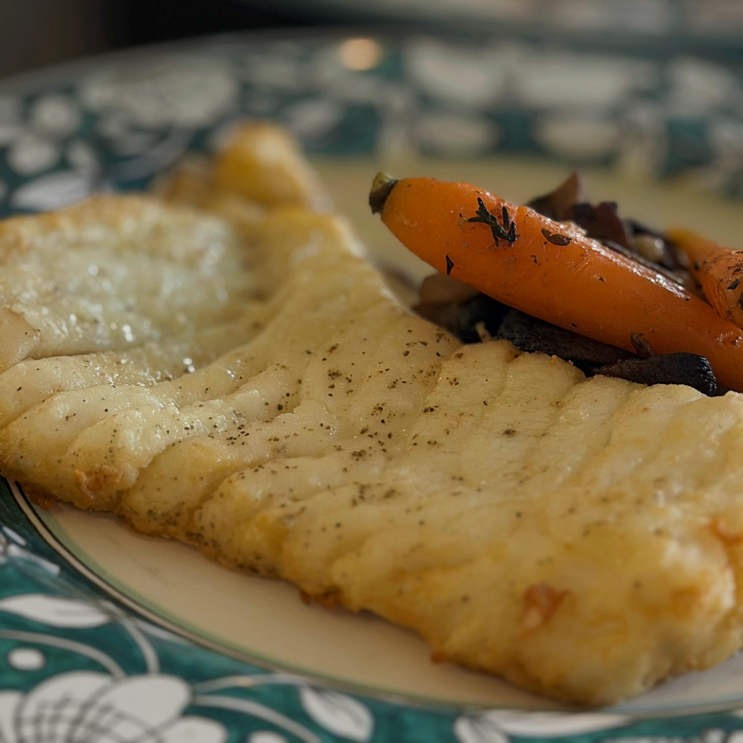 Seared Atlantic Cod steak