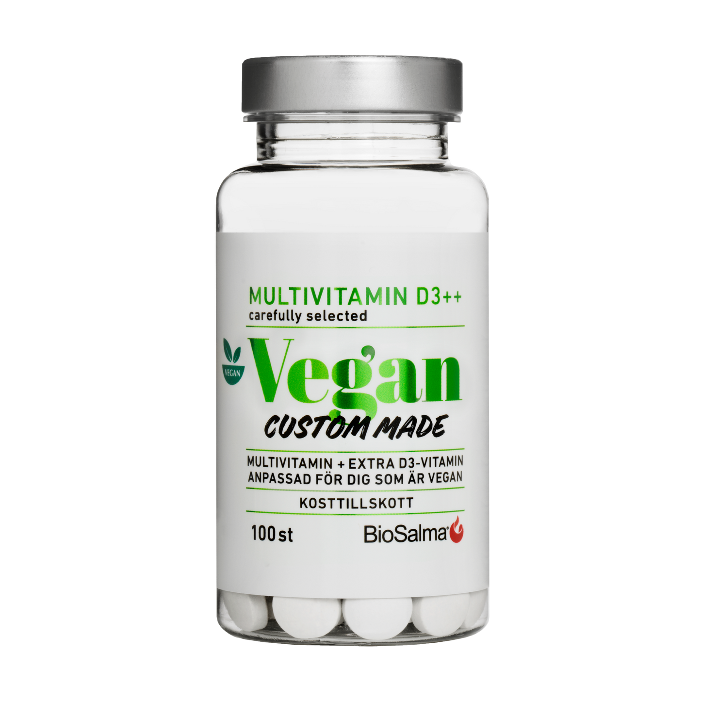 Multivitamins for Vegans with Vitamin D3, 100 tablets