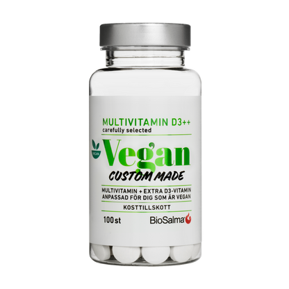 Multivitamins for Vegans with Vitamin D3, 100 tablets