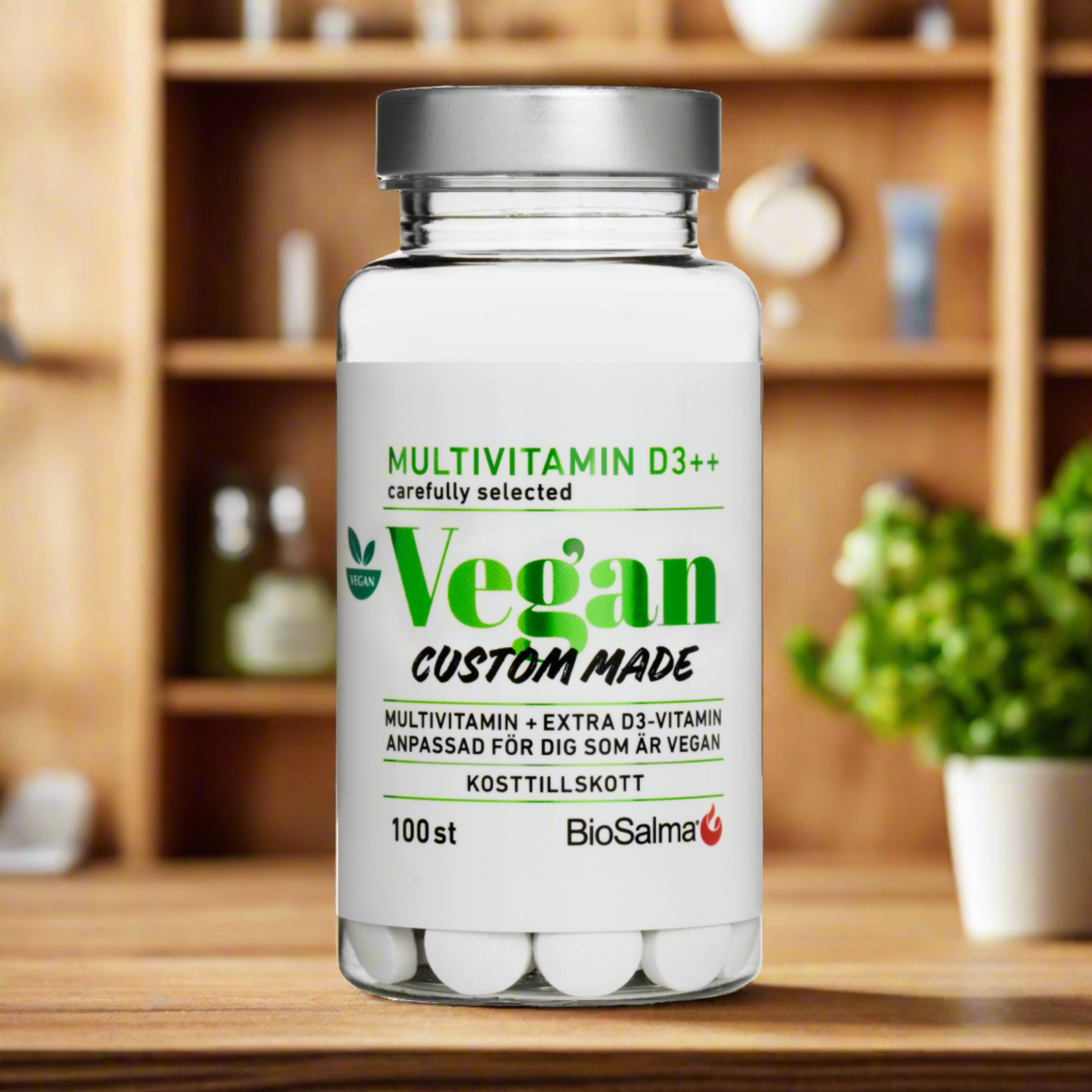 Multivitamins for Vegans with Vitamin D3, 100 tablets