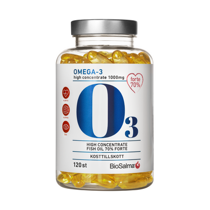 Omega-3 Forte 70%, 120 capsules