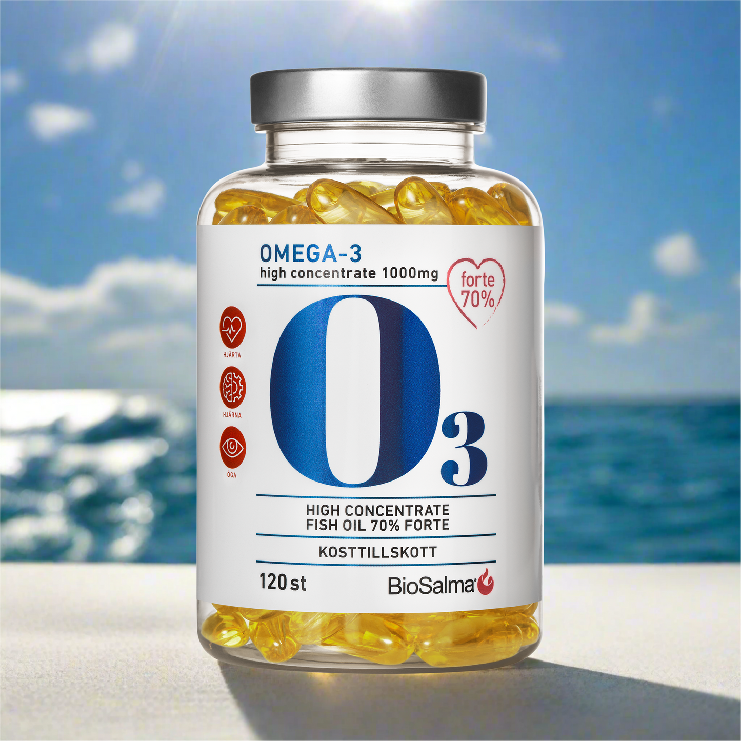 Omega-3 Forte 70%, 120 capsules