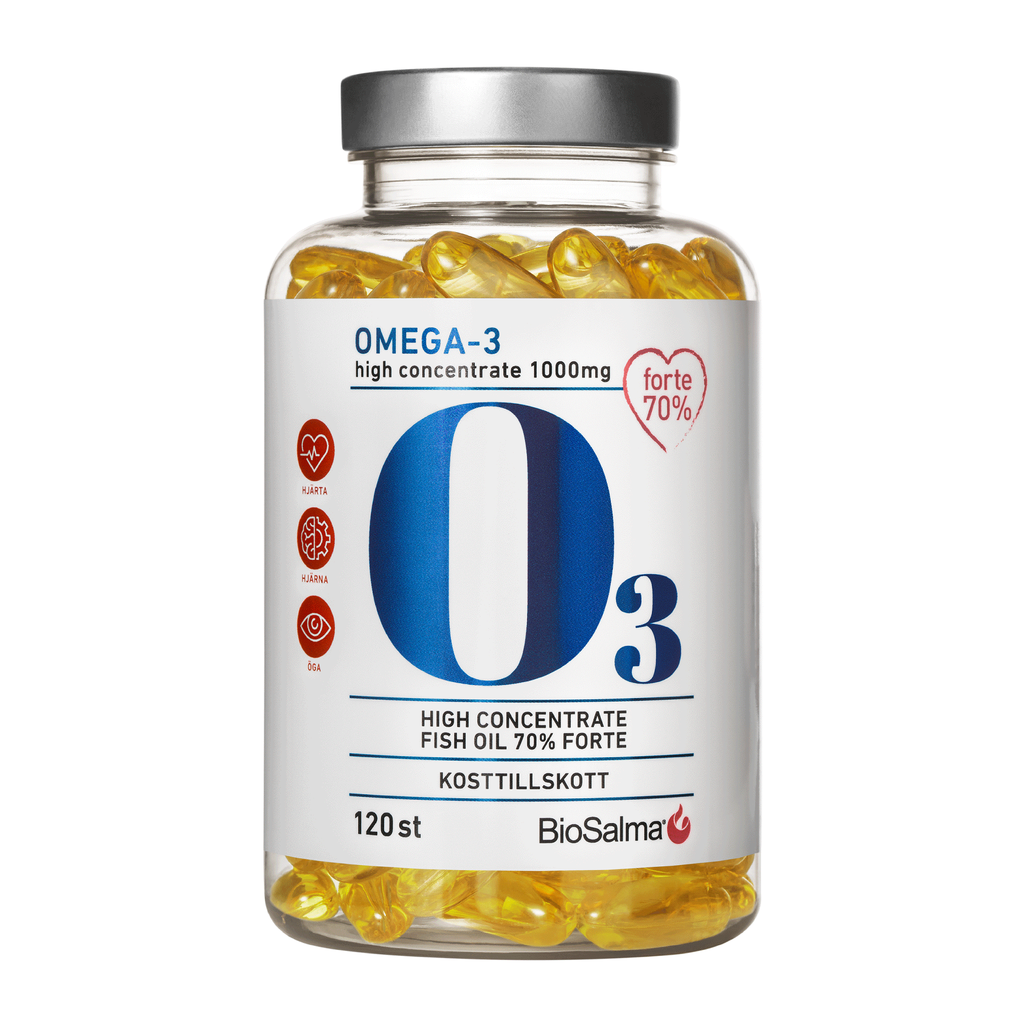 Omega-3 Forte 70%, 120 capsules