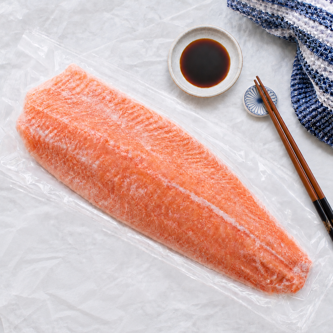Atlantinės Lašišos filė, SASHIMI kokybė, be odos – nuotrauka 1