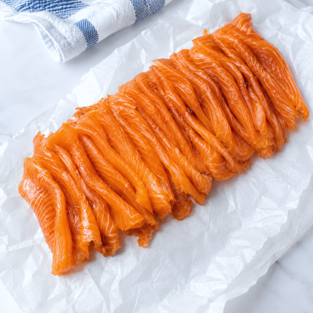Šalto rūkymo upėtakio filė, 500g