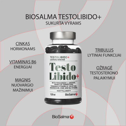 TestoLibido +, 120 capsules