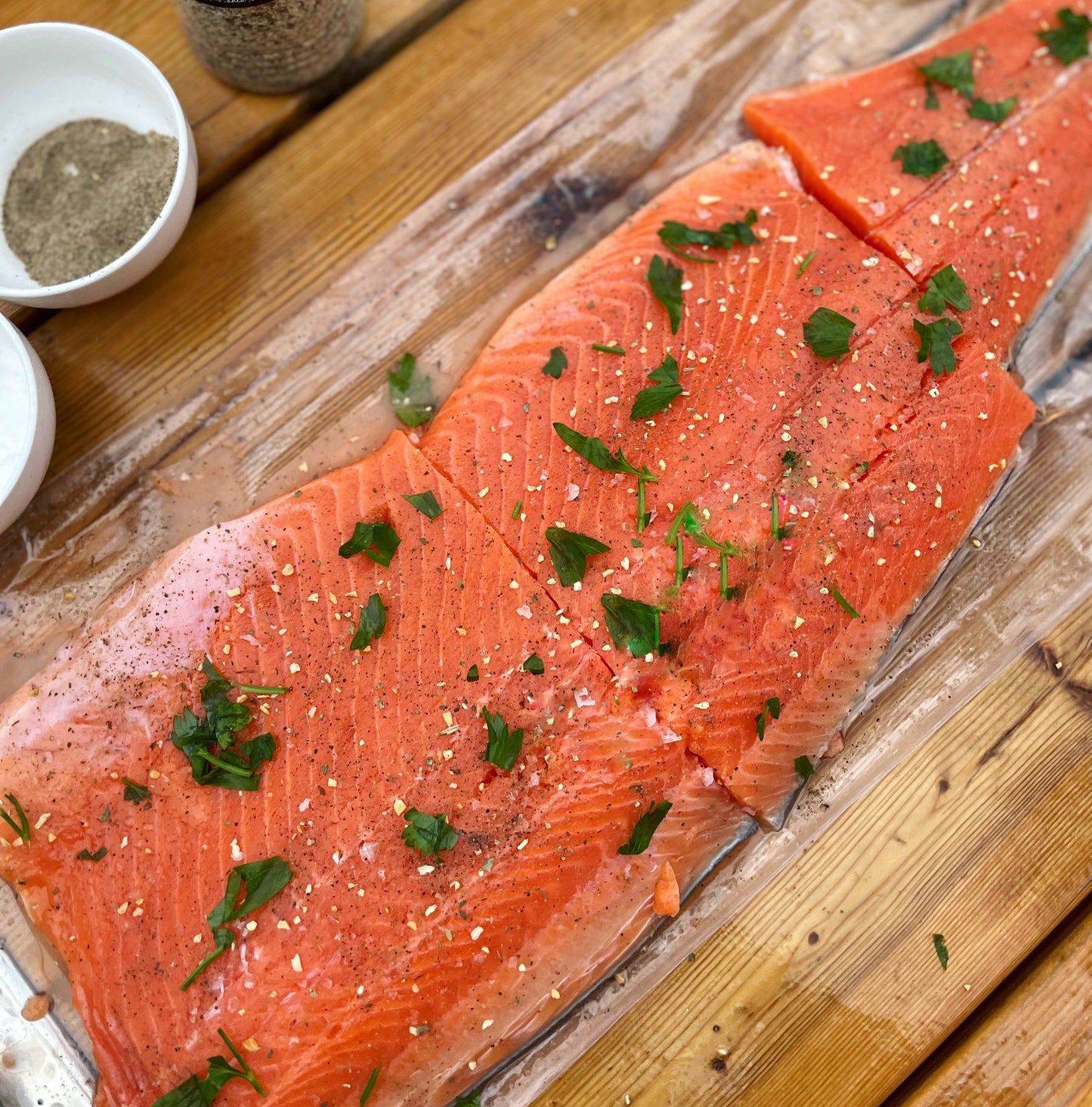 Fjord trout fillet with skin, 0.9 - 1.8 kg