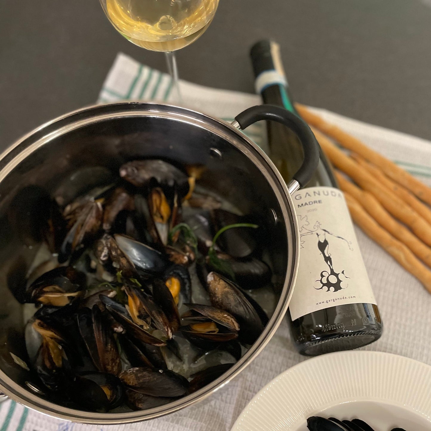 Blue mussels, boiled, 1kg